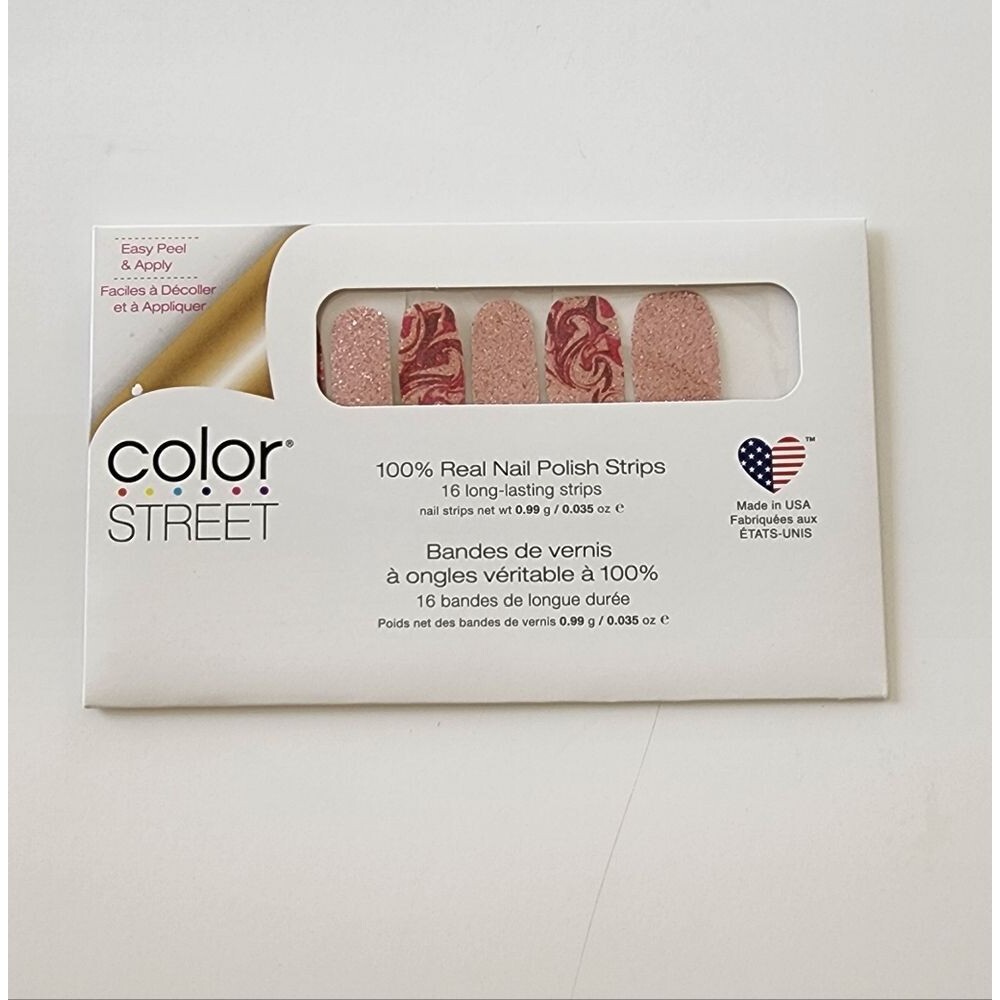 Color Street "Feeling Marble-ous" RETIRED Nail Polish Strips NEW/SEALED